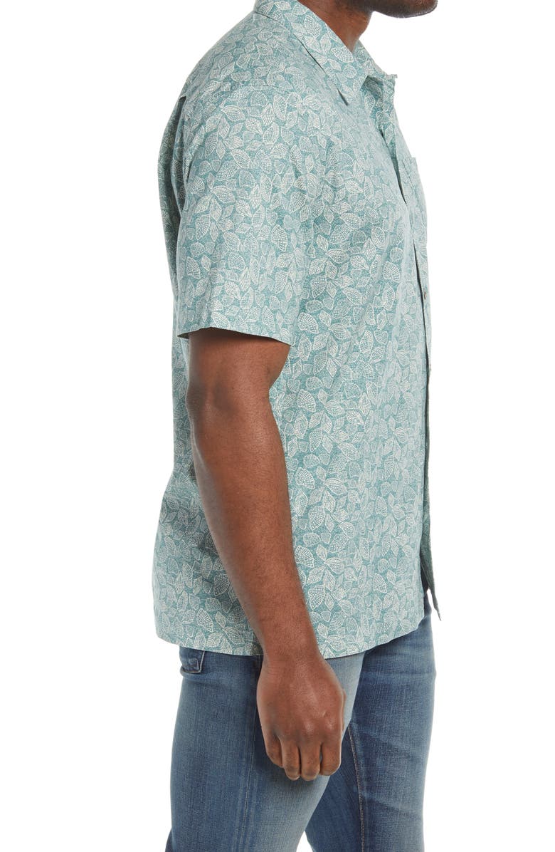 L.L.Bean Tropics Short Sleeve Button-Up Camp Shirt, Alternate, color,