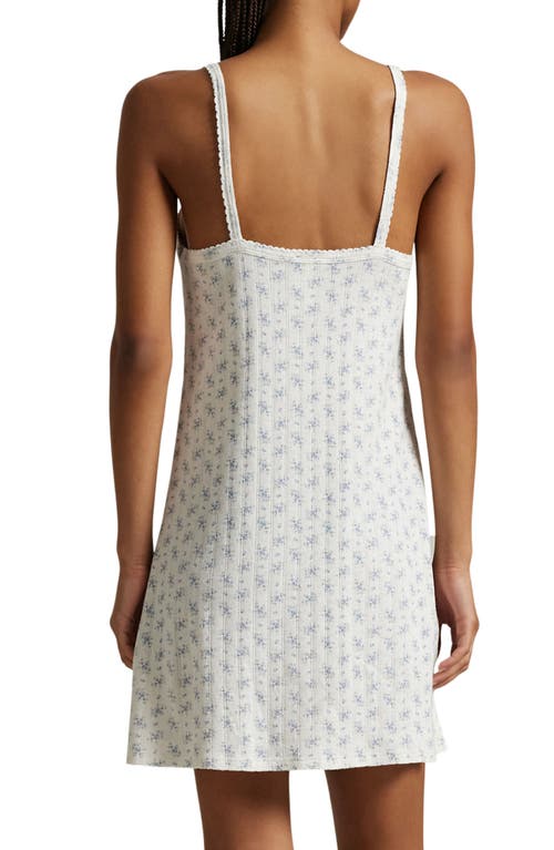 Polo Ralph Lauren Pointelle Cotton Chemise In Colby Floral