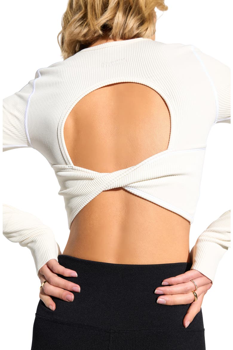 Liberty Crop Long Sleeve, Alternate, color, WHITE