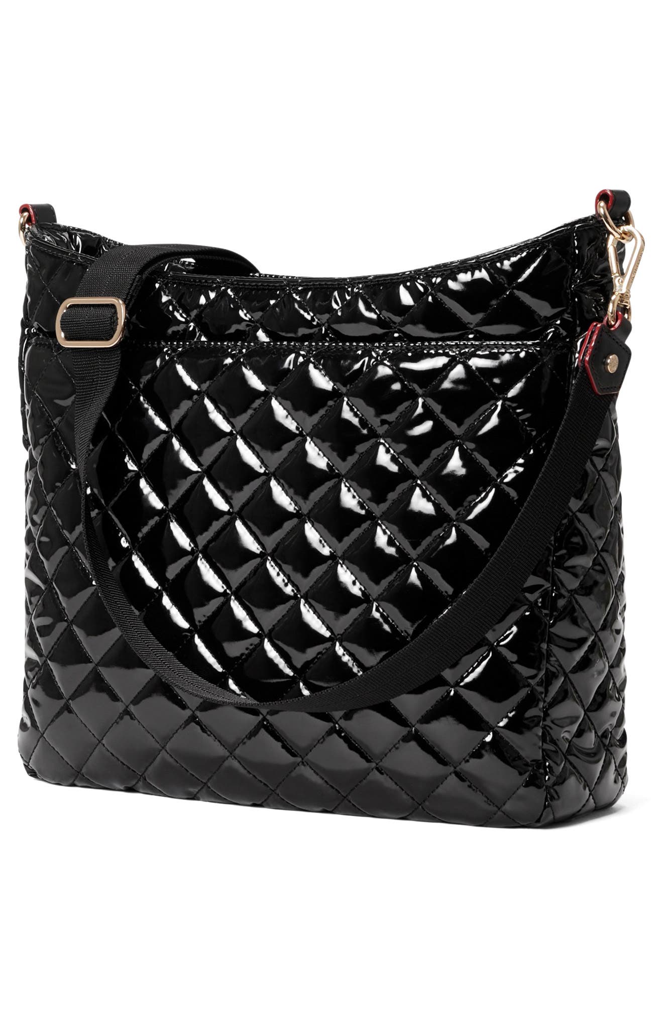 MZ Wallace Crosby Quilted Nylon Hobo Bag, Alternate, color, 