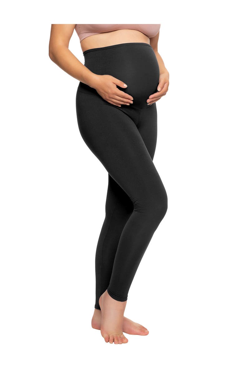 Felina Velvety Soft Maternity Legging, Alternate, color, Black