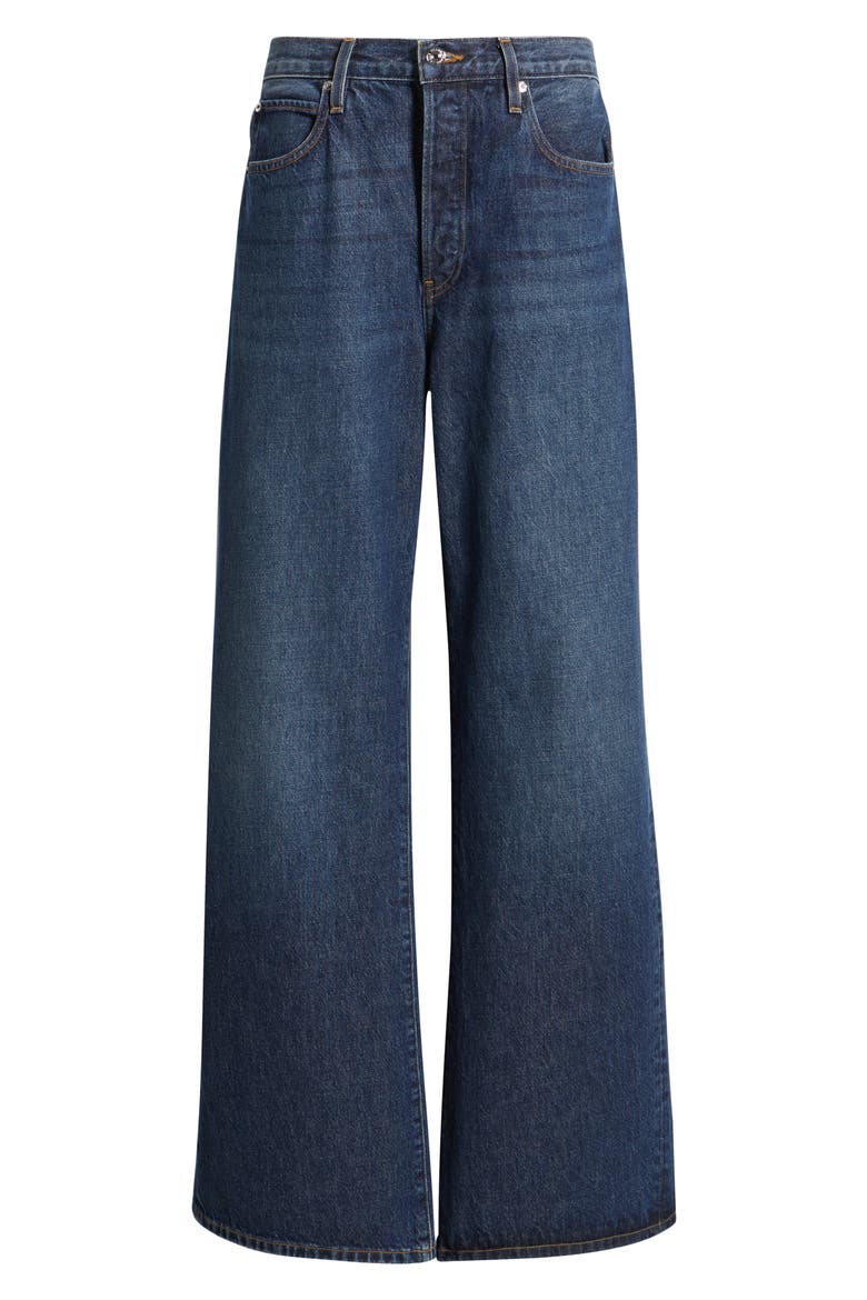 The Loose High Waist Wide Leg Jeans, Alternate, color, TROOPER