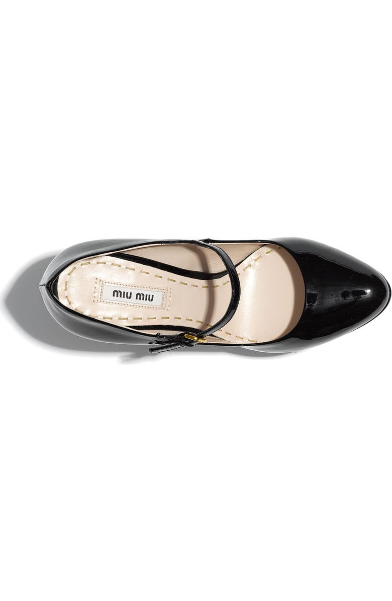 Miu Miu Mary Jane Platform Pump, Alternate, color,