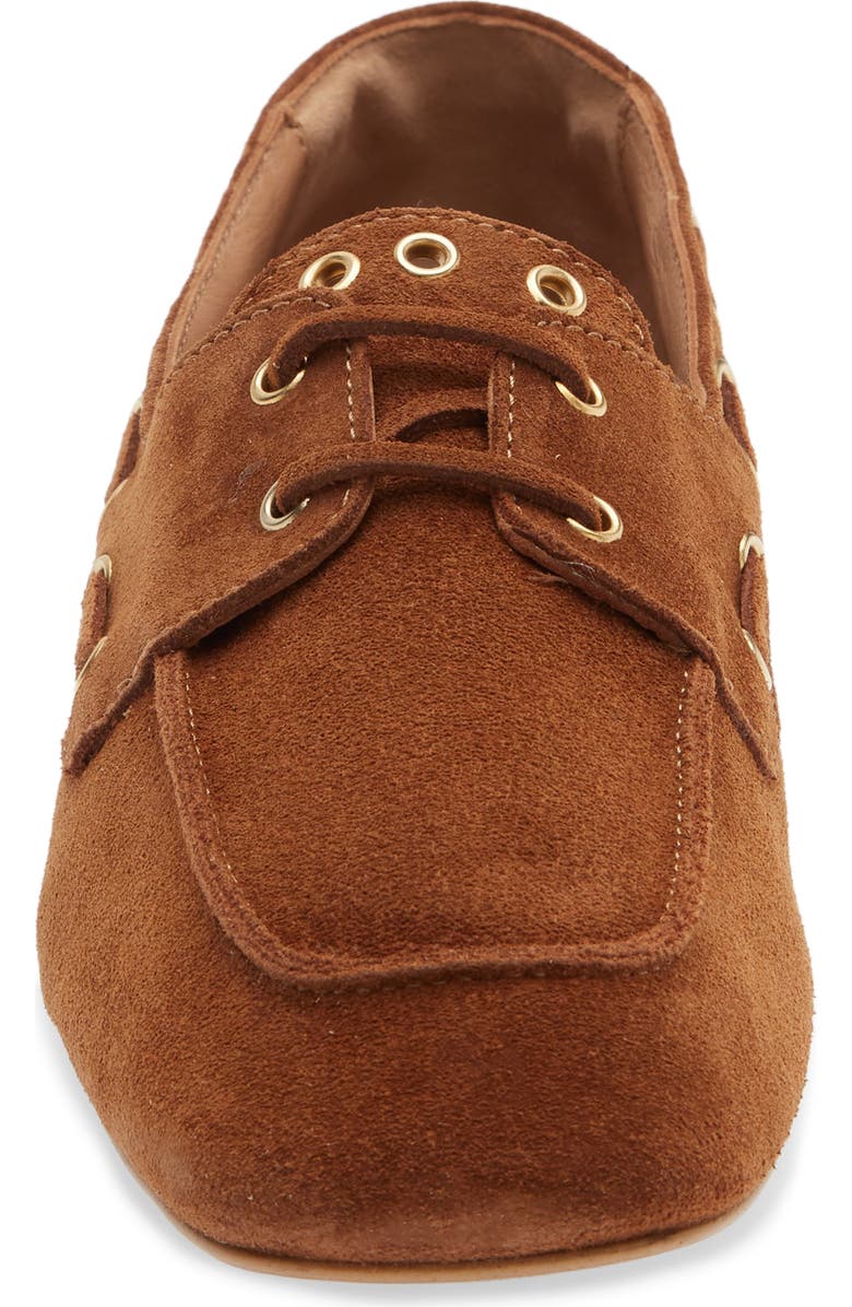 Cordani Andee Boat Shoe, Alternate, color, Cuoio Suede