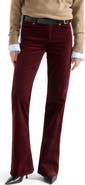 7 For All Mankind The Leggy Bootcut Velvet Jeans
