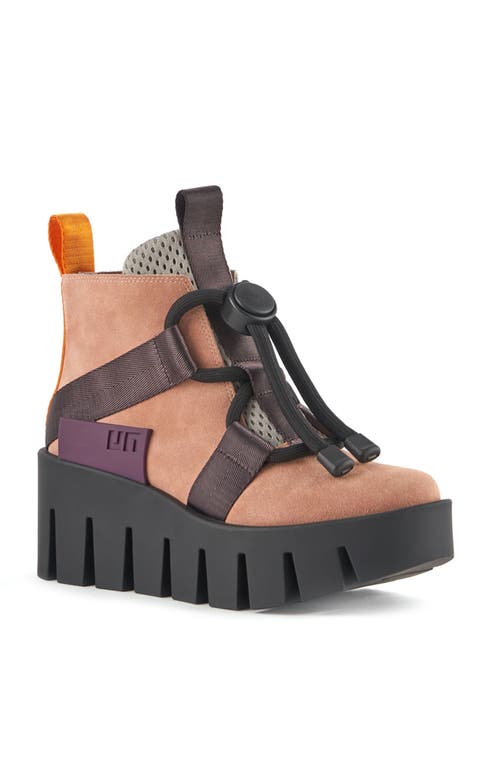 United Nude Grip Nomad Lo Platform Lug Bootie In Canyon