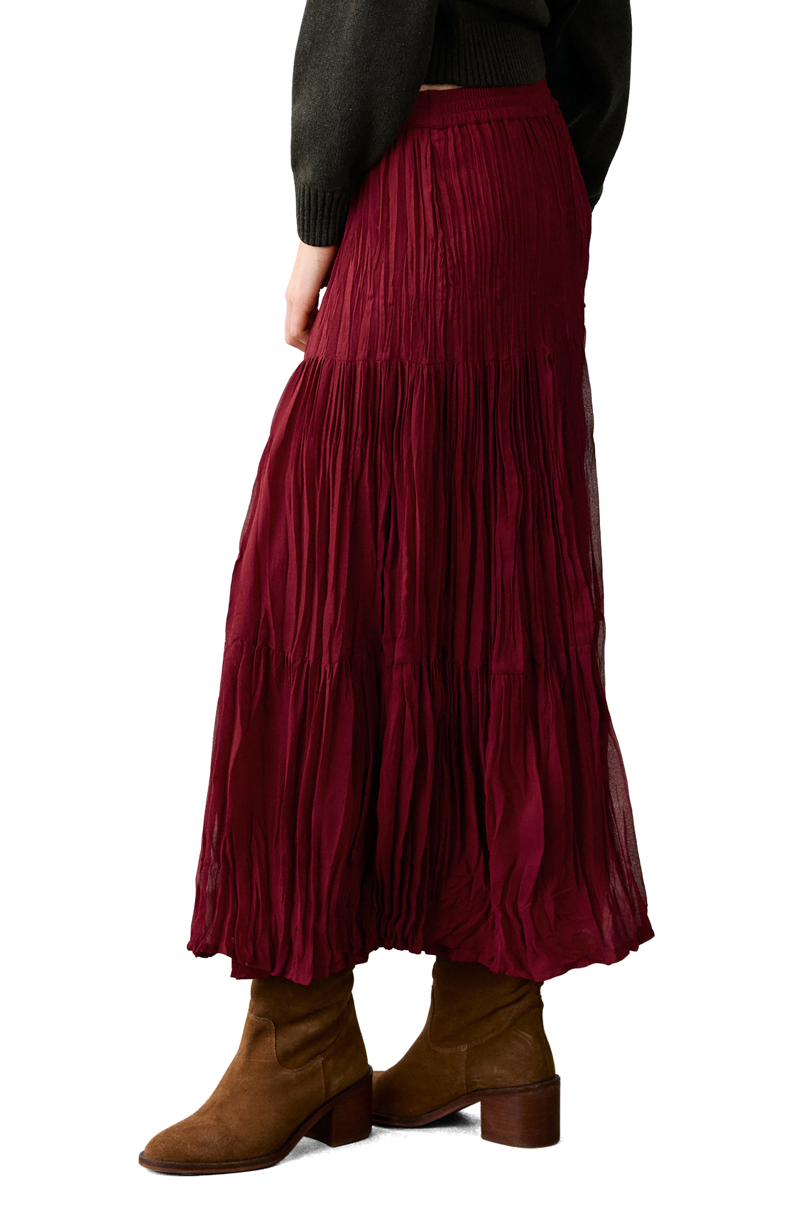 Tiered Maxi Skirt - image 3