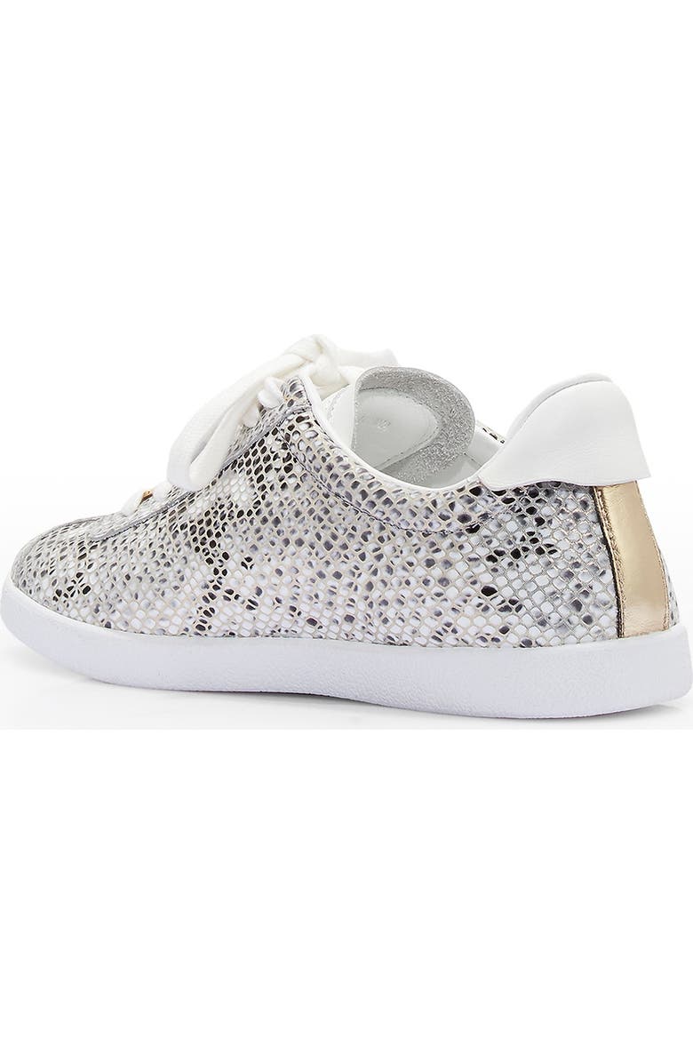 PAIGE Amy Snakeskin Embossed Sneaker, Alternate, color,