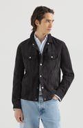 Brunello Cucinelli Suede four-pocket jacket