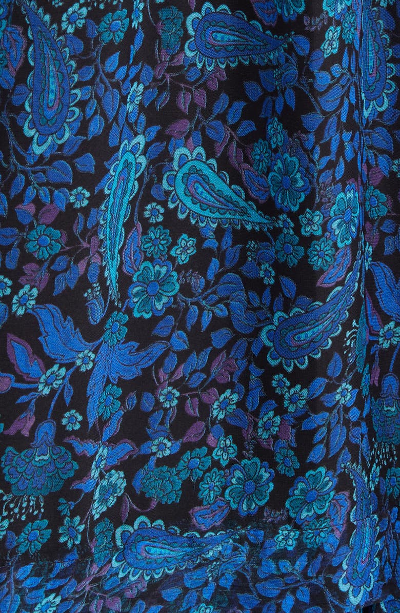 KOBI HALPERIN Amelie Ruffle Trim Long Sleeve Maxi Dress, Alternate, color,