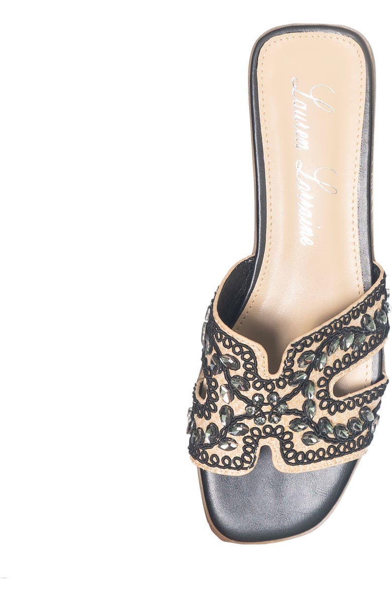 Lauren Lorraine Honey Sandals, Alternate, color, Black