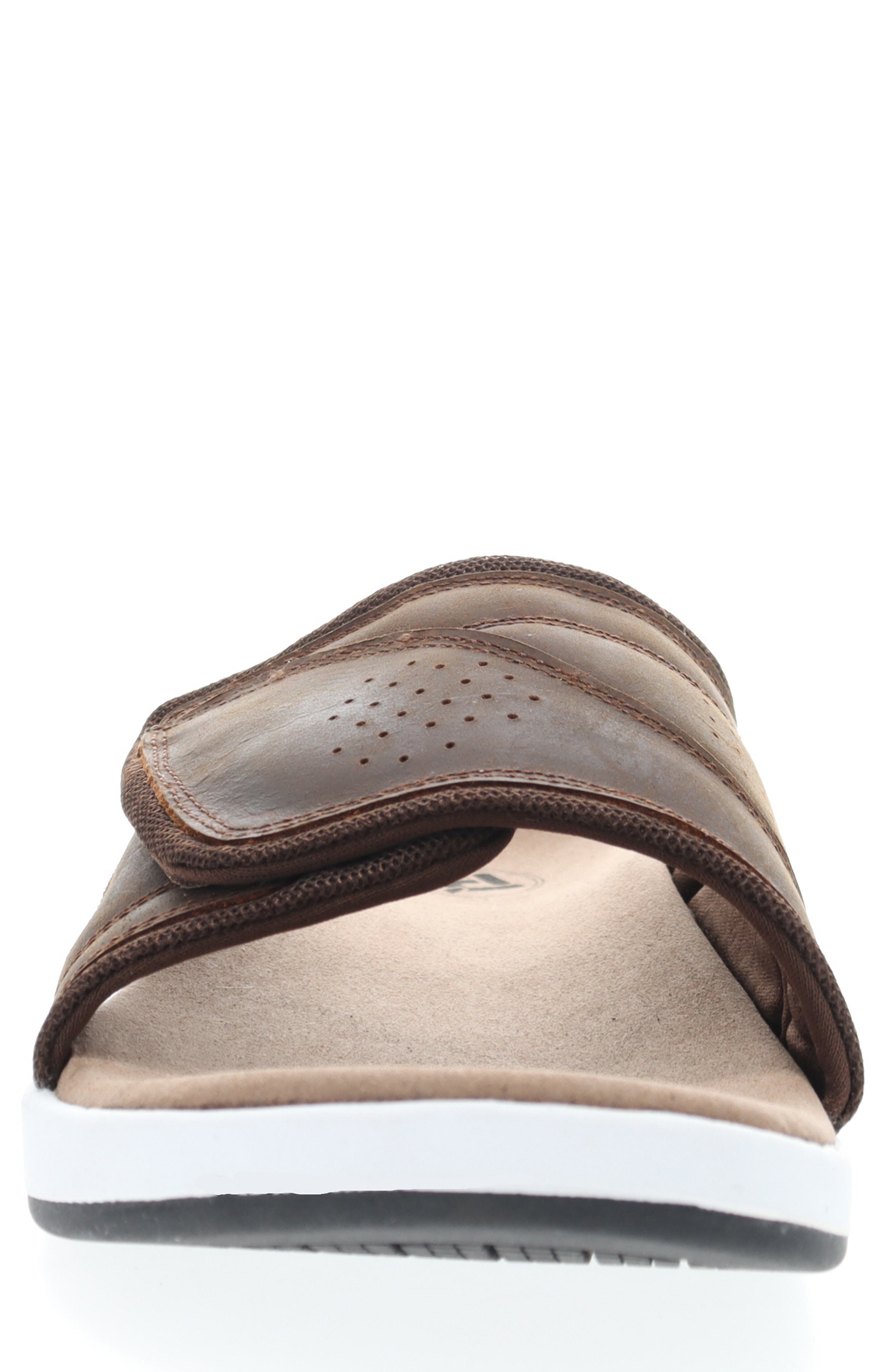 Emerson Slide Sandal, Alternate, color, BROWN