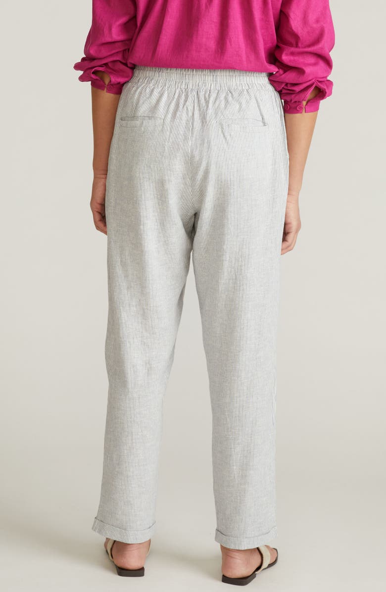 Universal Standard Tapered Drawstring Pants, Alternate, color, Beach Stripe