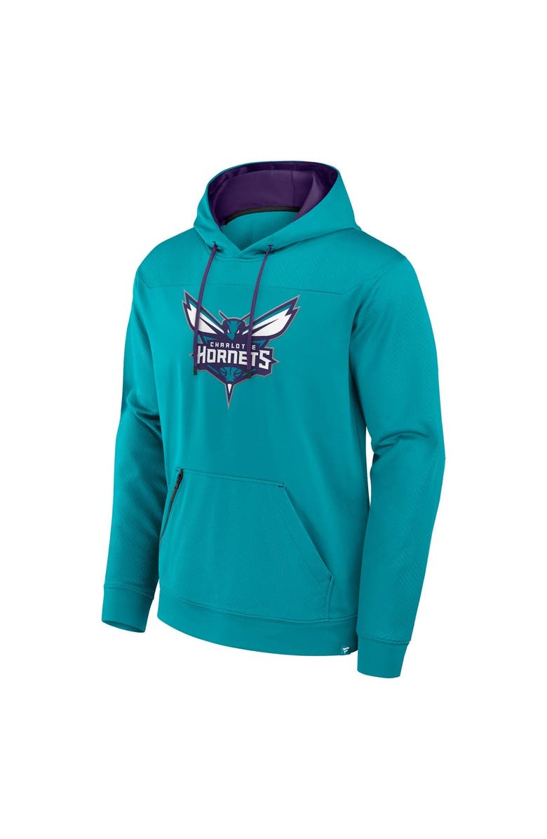 FANATICS Men's Fanatics  Teal Charlotte Hornets Reserve Defender Pullover Hoodie, Alternate, color, Teal