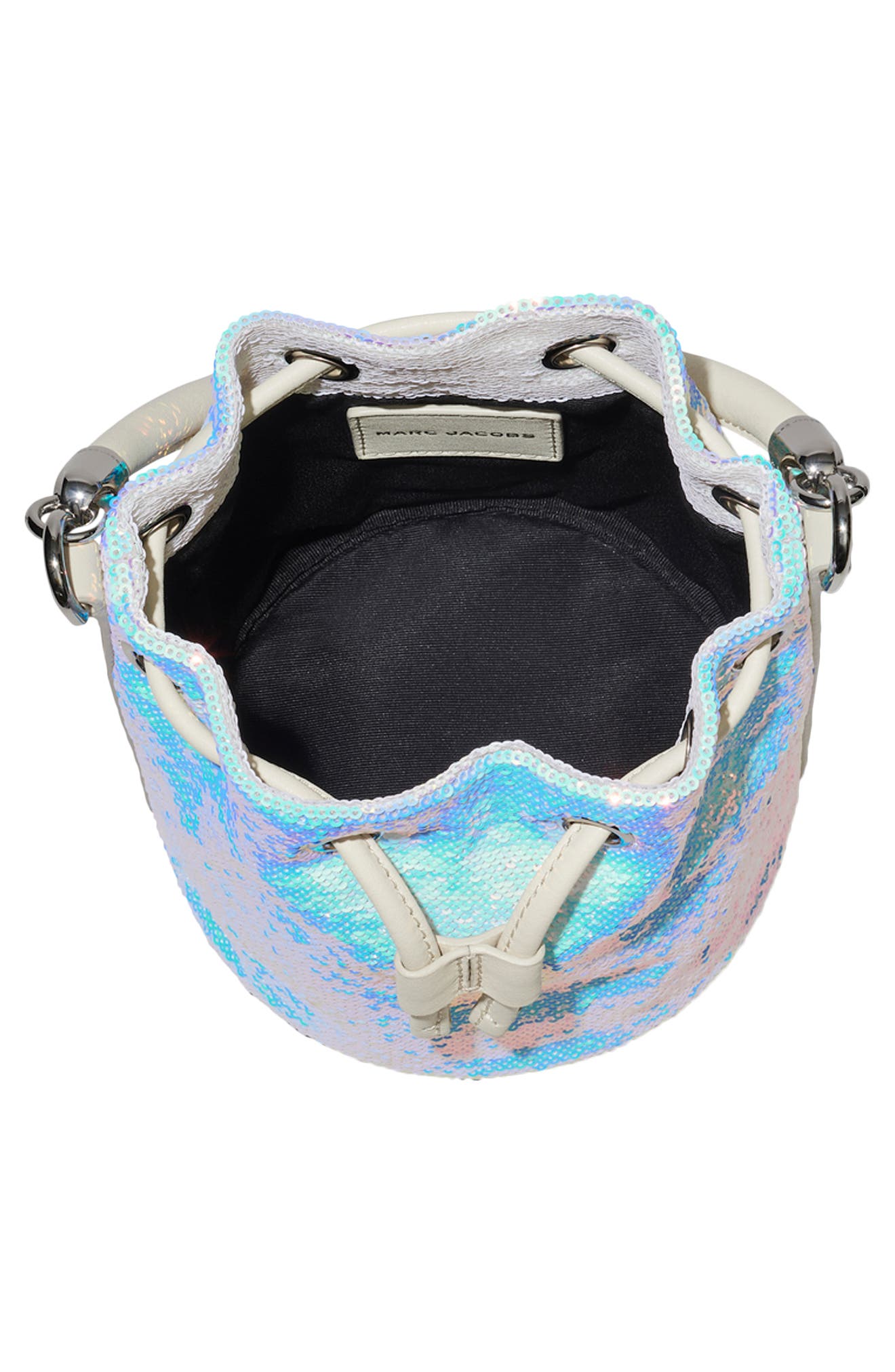 Marc Jacobs The Sequins Mini Bucket Bag, Alternate, color, 