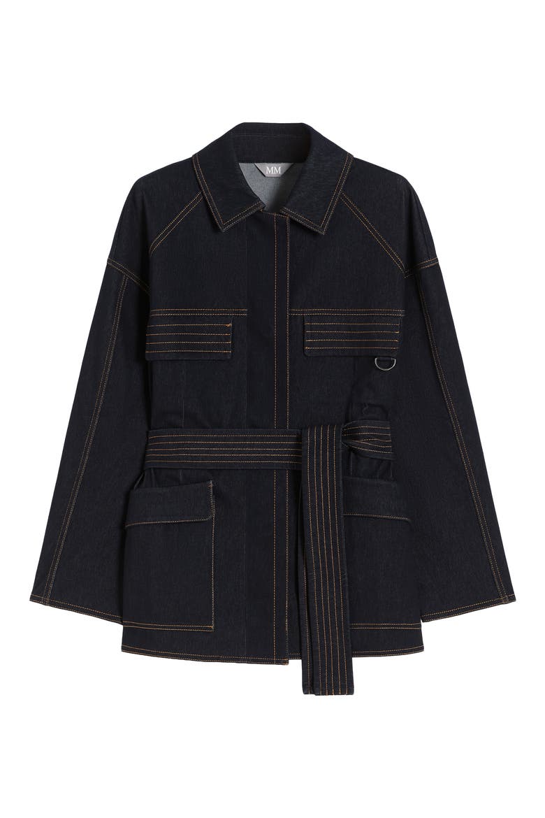 West Belted Jacket, Alternate, color, MIDNIGHT BLUE