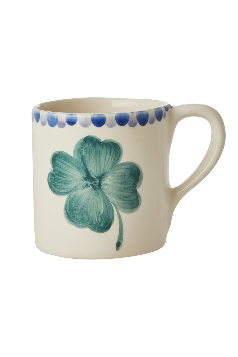 Set of 6 Hand-Painted Ceramic Mugs, Main, color, MULTI