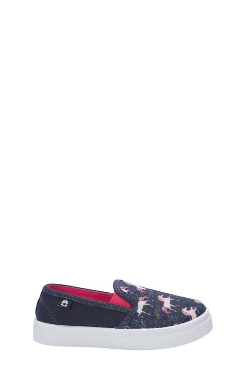 Oomphies Kids' Madison Slip-on Sneaker In Navy/multi