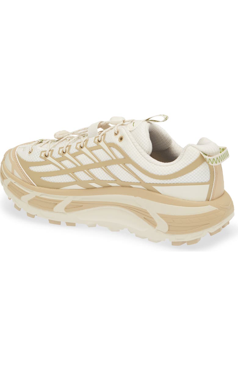 HOKA Mafate Three2 Wordmark Sneaker, Alternate, color, Khaki / Oatmilk