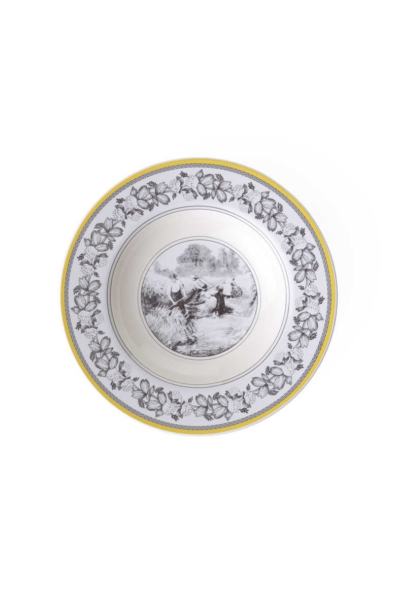 Audun Ferme Soup Bowl, Main, color, White