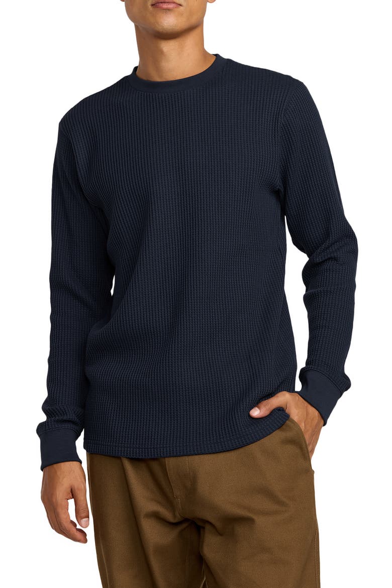 Day Shift Thermal Long Sleeve T-Shirt, Main, color, MOODY BLUE