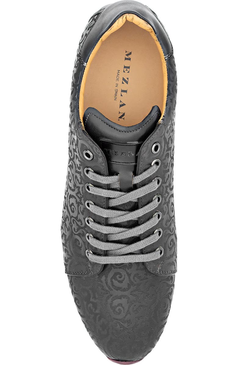 Mezlan Portico Low Top Sneaker, Alternate, color, Black