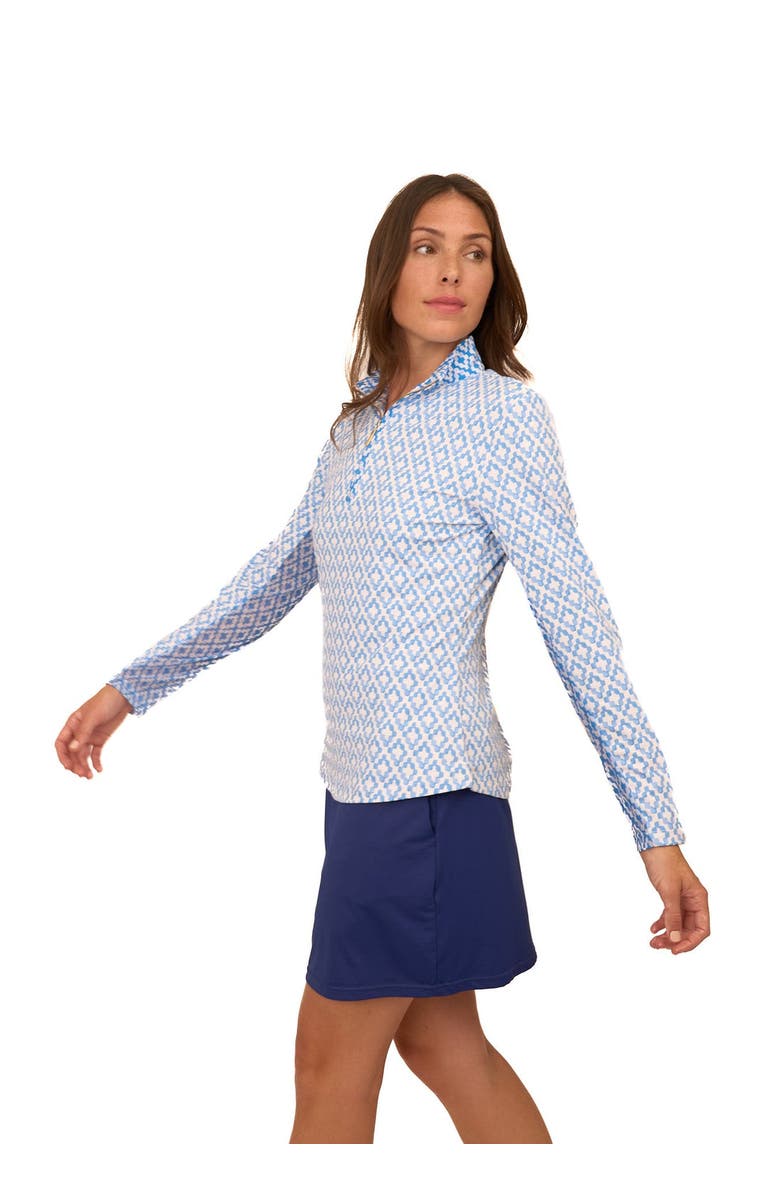 Cabana Life 1/4 Zip Sport Top, Alternate, color, Seaside