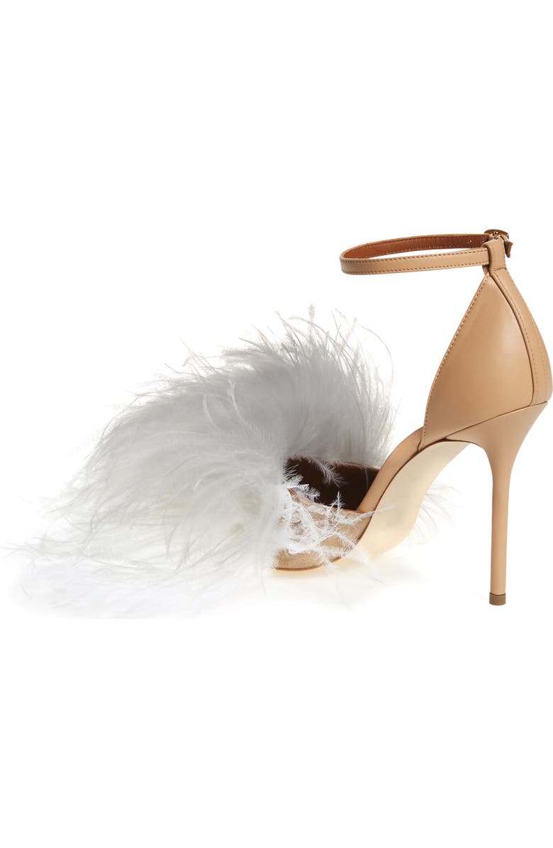 Malone Souliers Nicoletta Feather Sandal, Alternate, color,