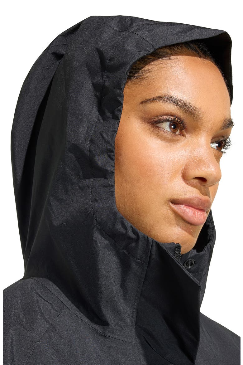 Essentials Rain Parka, Alternate, color, BLACK