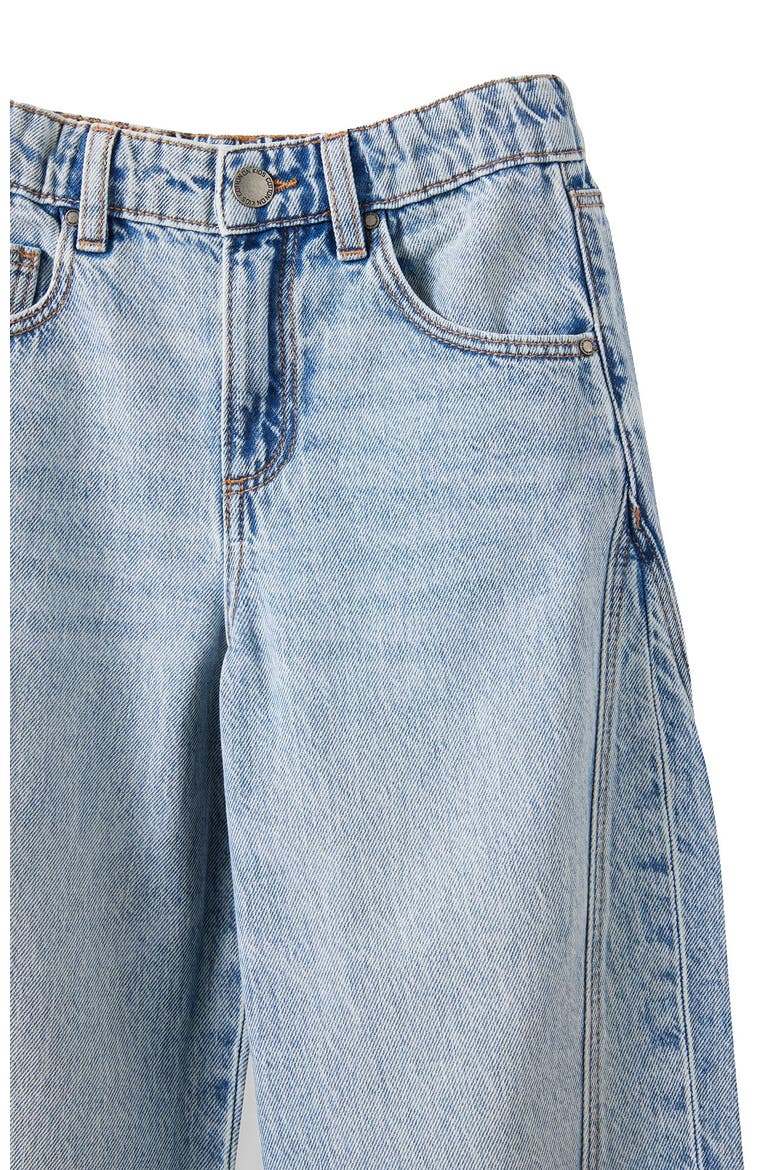 Kid's Unisex Super Barrel Leg Denim Jean, Alternate, color, Airlie Light Blue