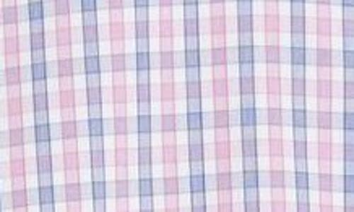 Untuckit Dolcetto Plaid Wrinkle Free Cotton Button-up Shirt In Pink