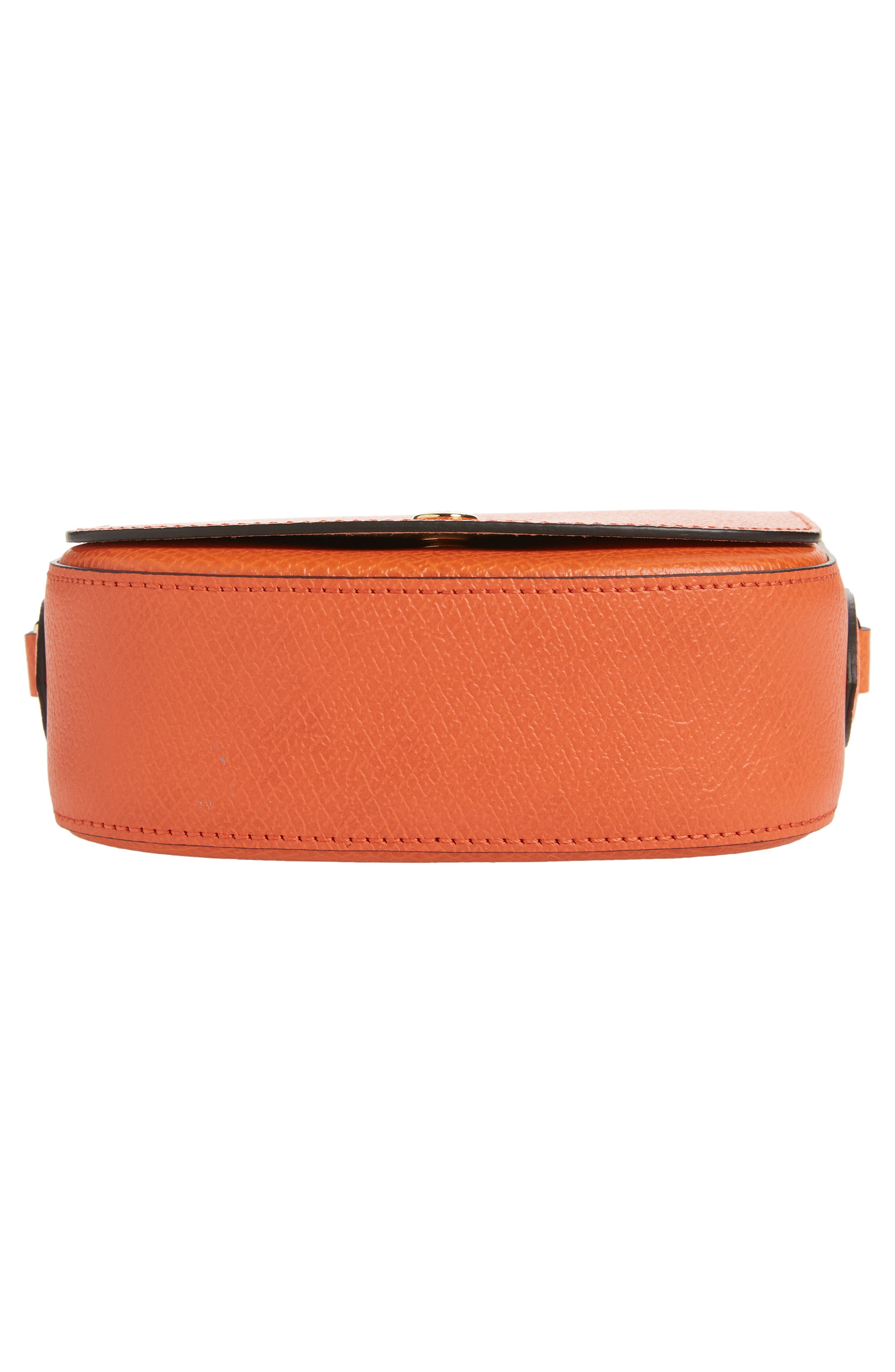 Épure Small Leather Crossbody Bag, Alternate, color, ORANGE
