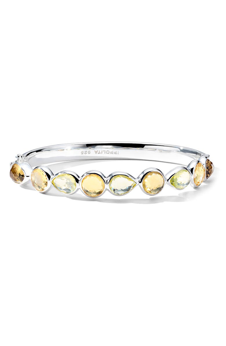 Ippolita Rock Candy Citrine Bangle, Main, color, Silver
