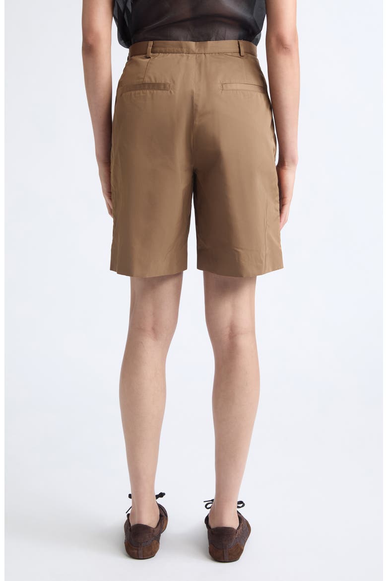 Pleated Radzmir Bermuda Shorts, Alternate, color, CHOCOLATE PLUM