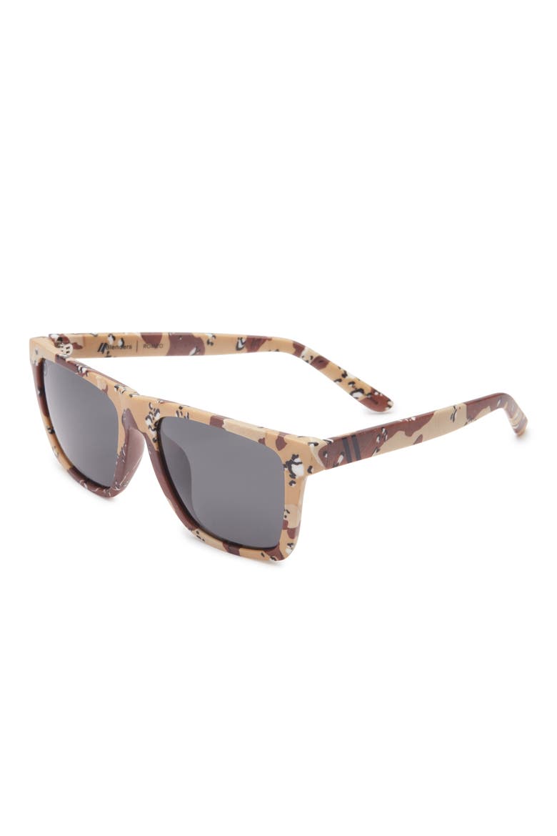 54mm Romeo Polarized Square Sunglasses, Alternate, color, DESERT CAMO