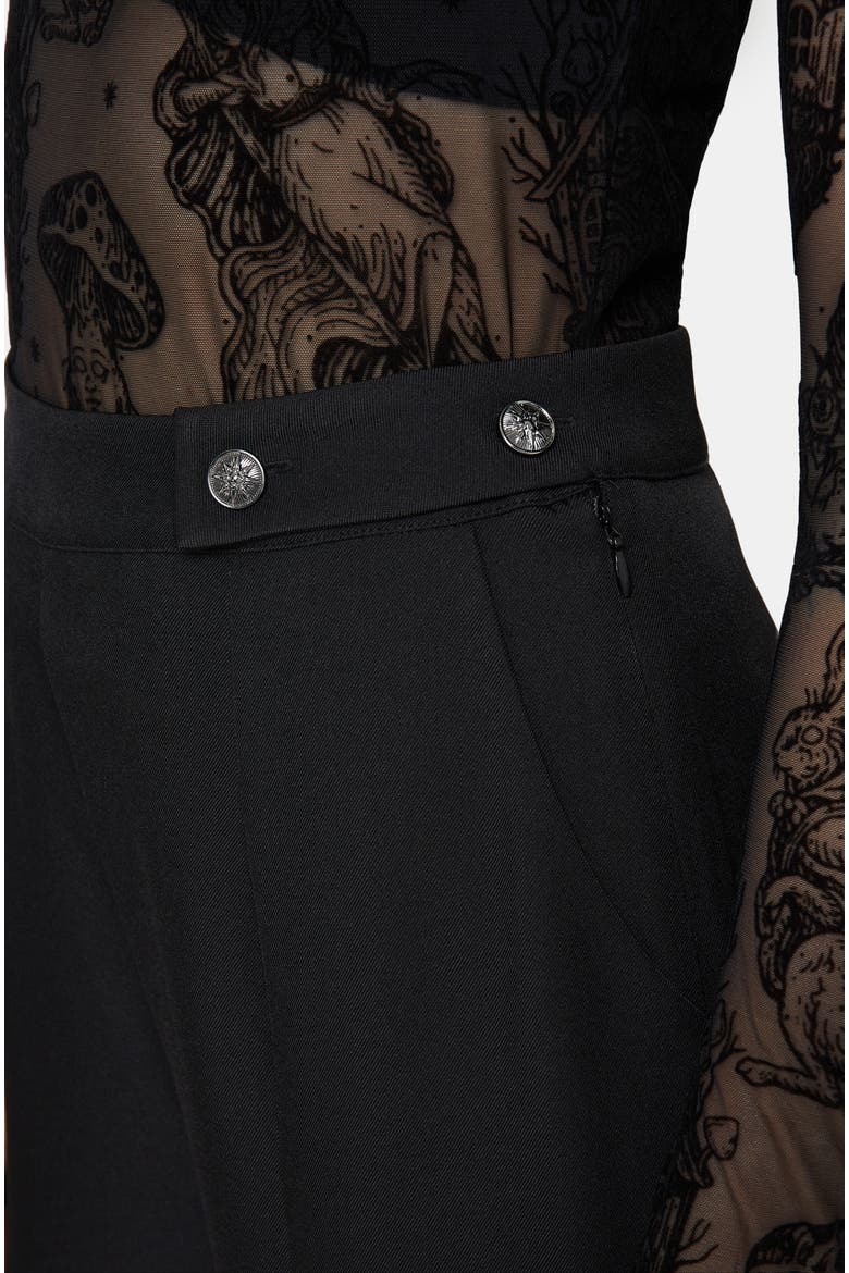 Iris Celestial Tailored Trousers, Alternate, color, Black
