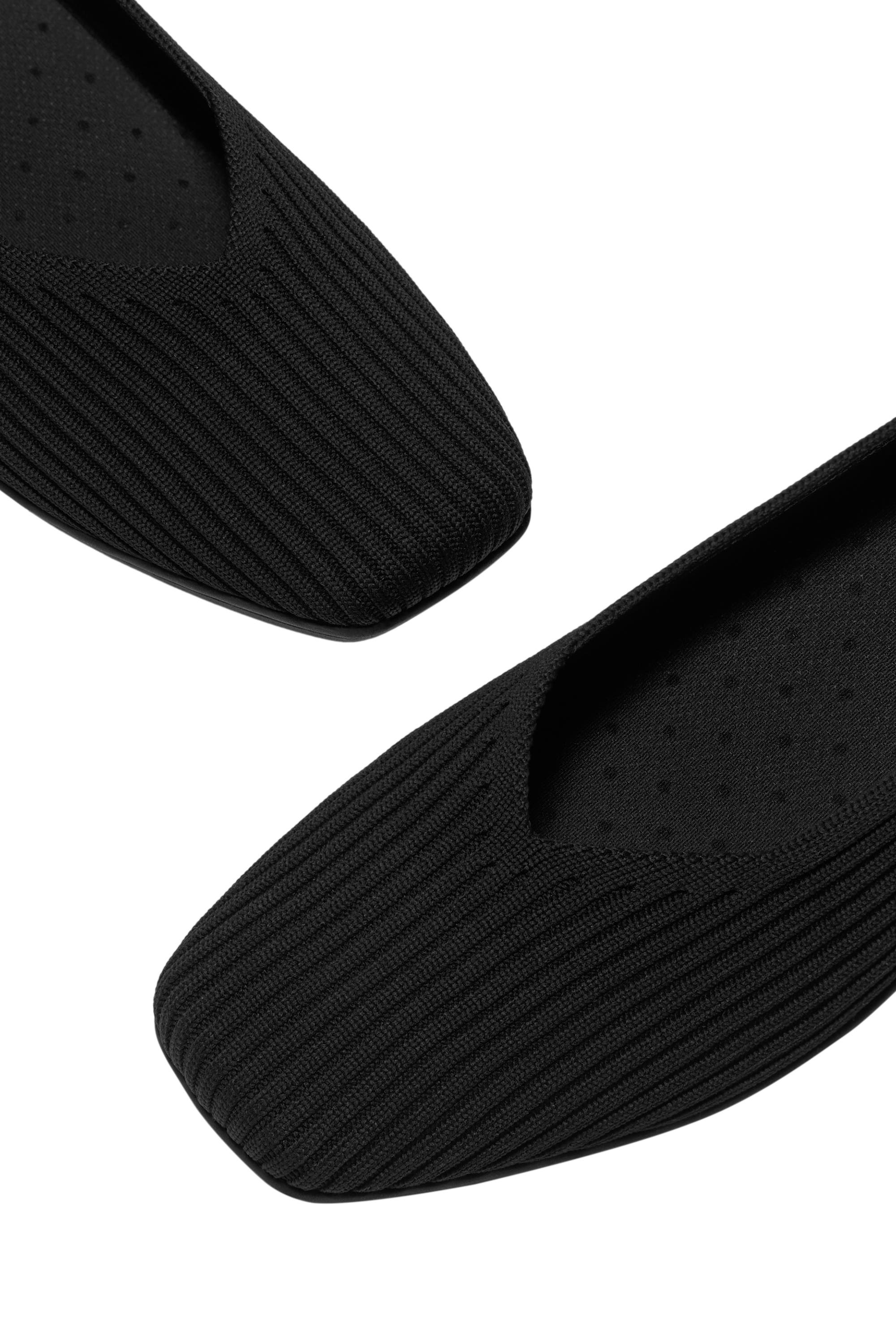 Margot Walker Air Lightweight Square-Toe Flats, Alternate, color, BLACK WATER RPT