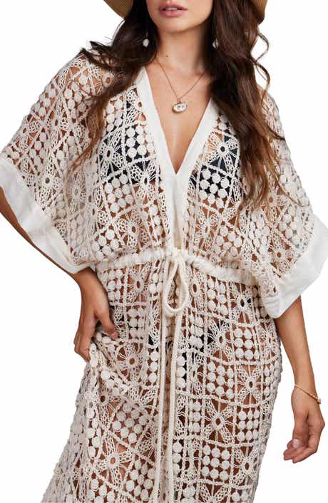 SAACHI Crochet Maxi Cover-Up