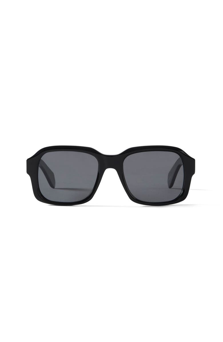 French Kiwis Eyewear Colin Sunglasses, Main, color, Black