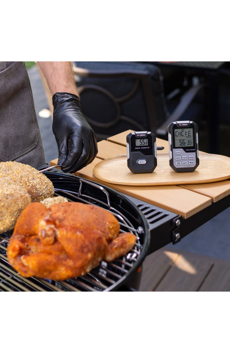 Maverick Long Range Wireless Remote Cooking Thermometer, Single Probe, Alternate, color, Black/Grey