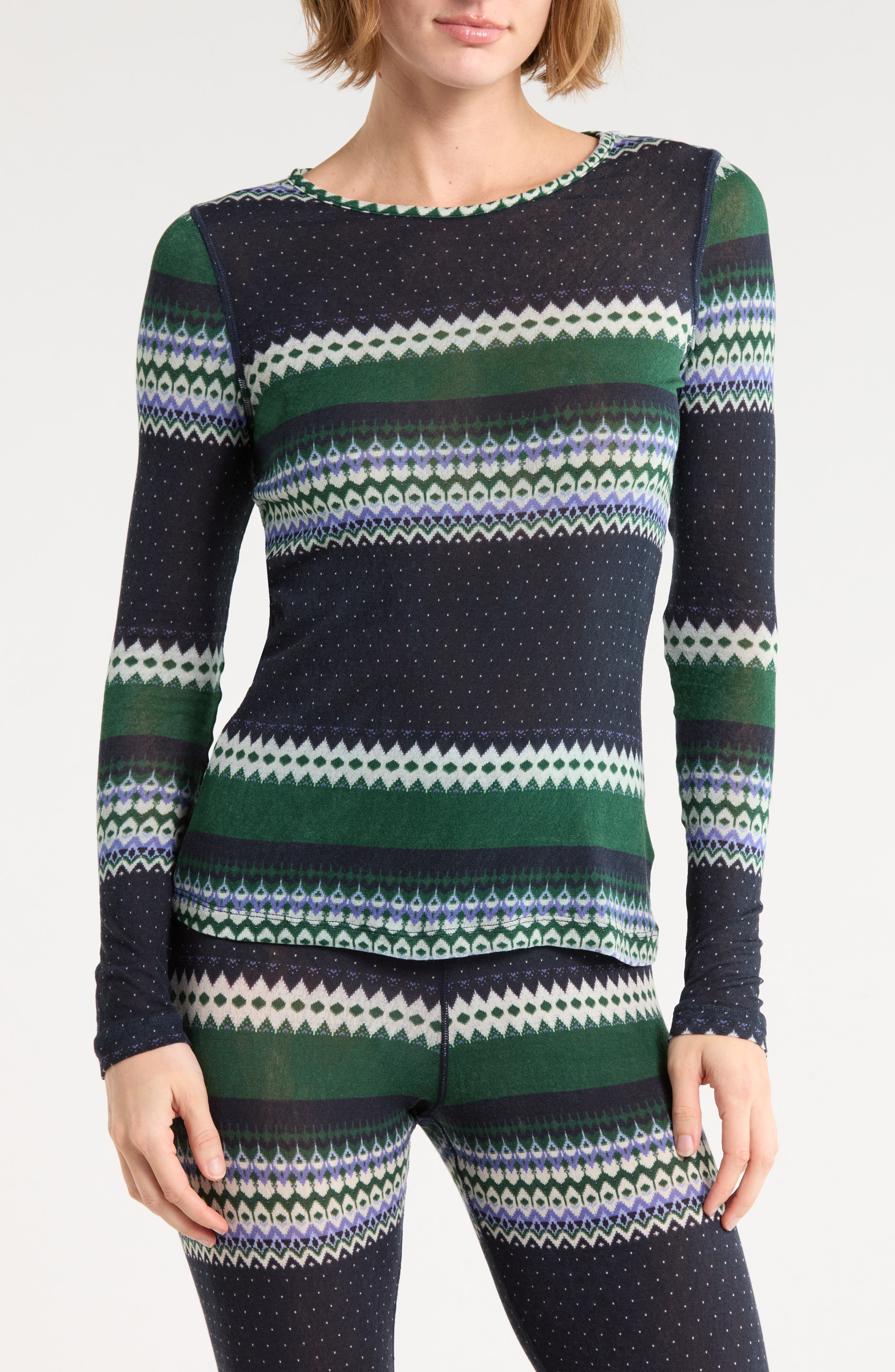 NAVY HERITAGE FAIRISLE