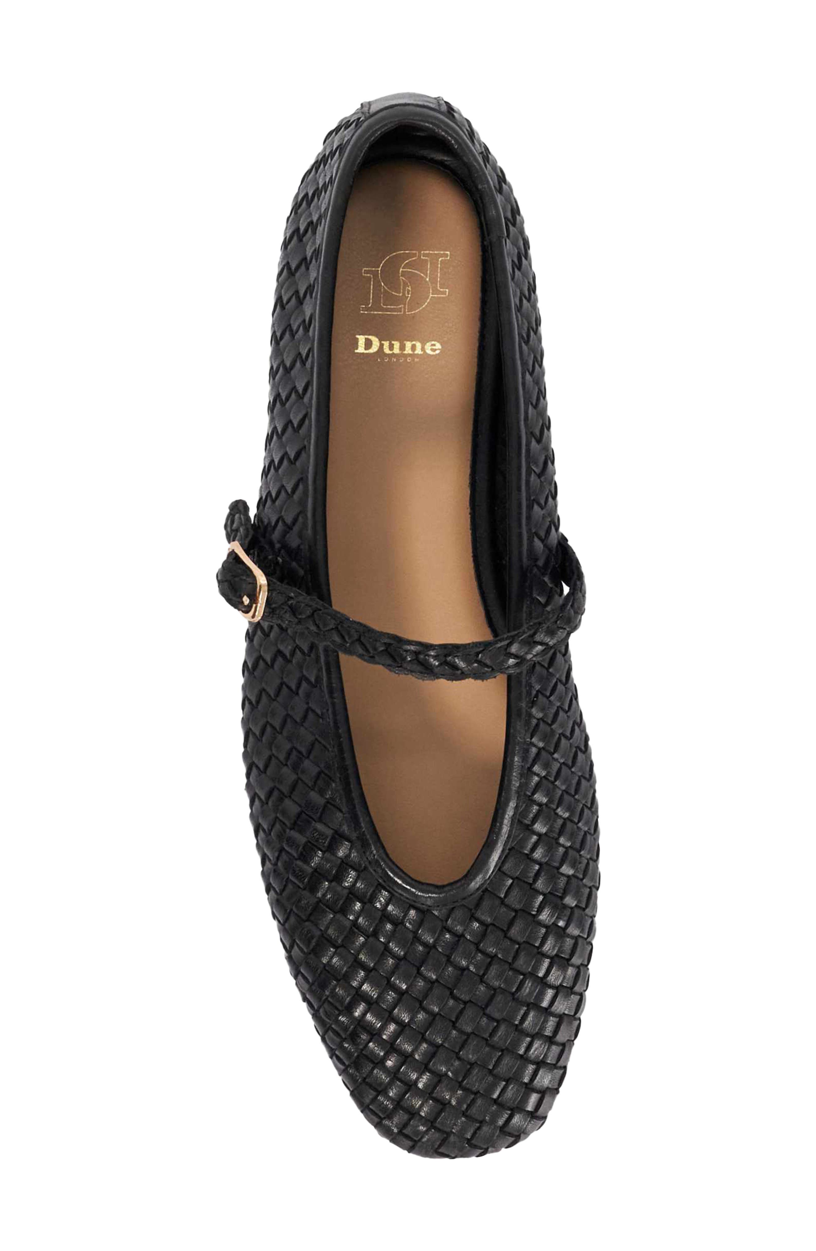 Dune London Headliner Mary Jane Flat, Alternate, color, Black