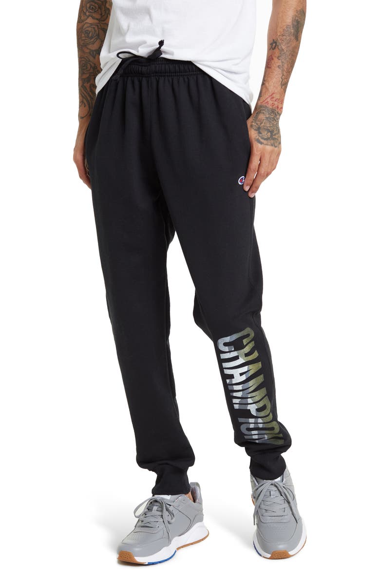 Champion Powerblend Fleece Graphic Joggers, Main, color,