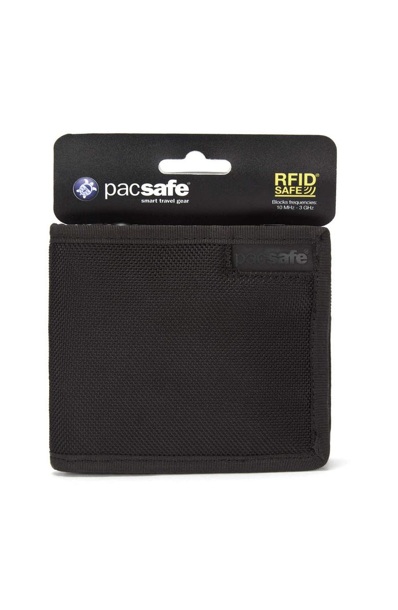 PACSAFE ,  RFIDsafe Z100 Bifold Wallet  ,  Black, Alternate, color, Black