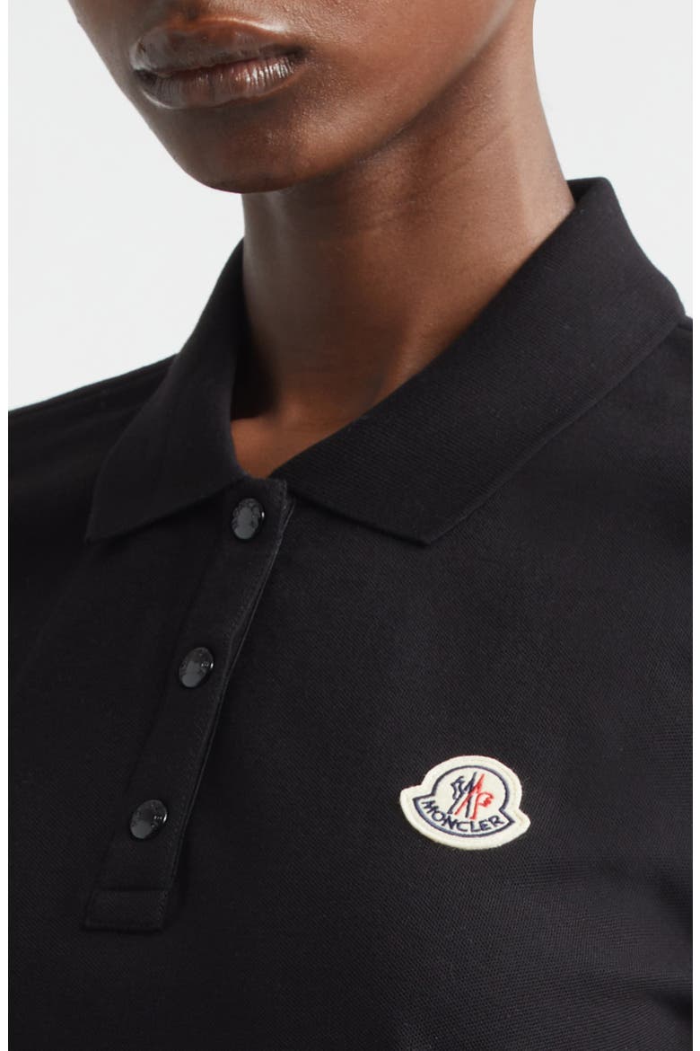 Logo Cotton Piqué Polo, Alternate, color, BLACK