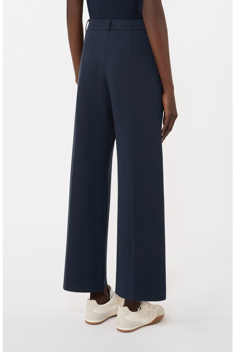 Abano Straight Leg Jersey Ankle Pants, Alternate, color, NAVY