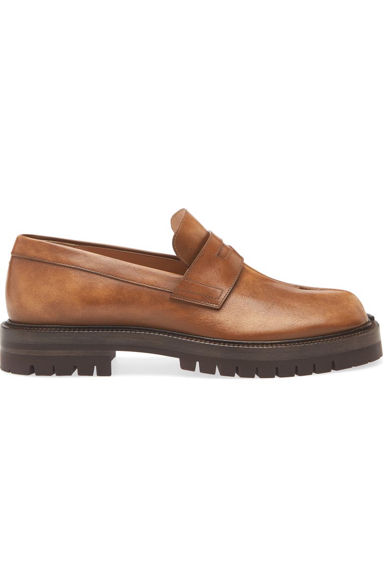 Maison Margiela Tabi County Penny Loafer, Alternate, color, Safari Shade