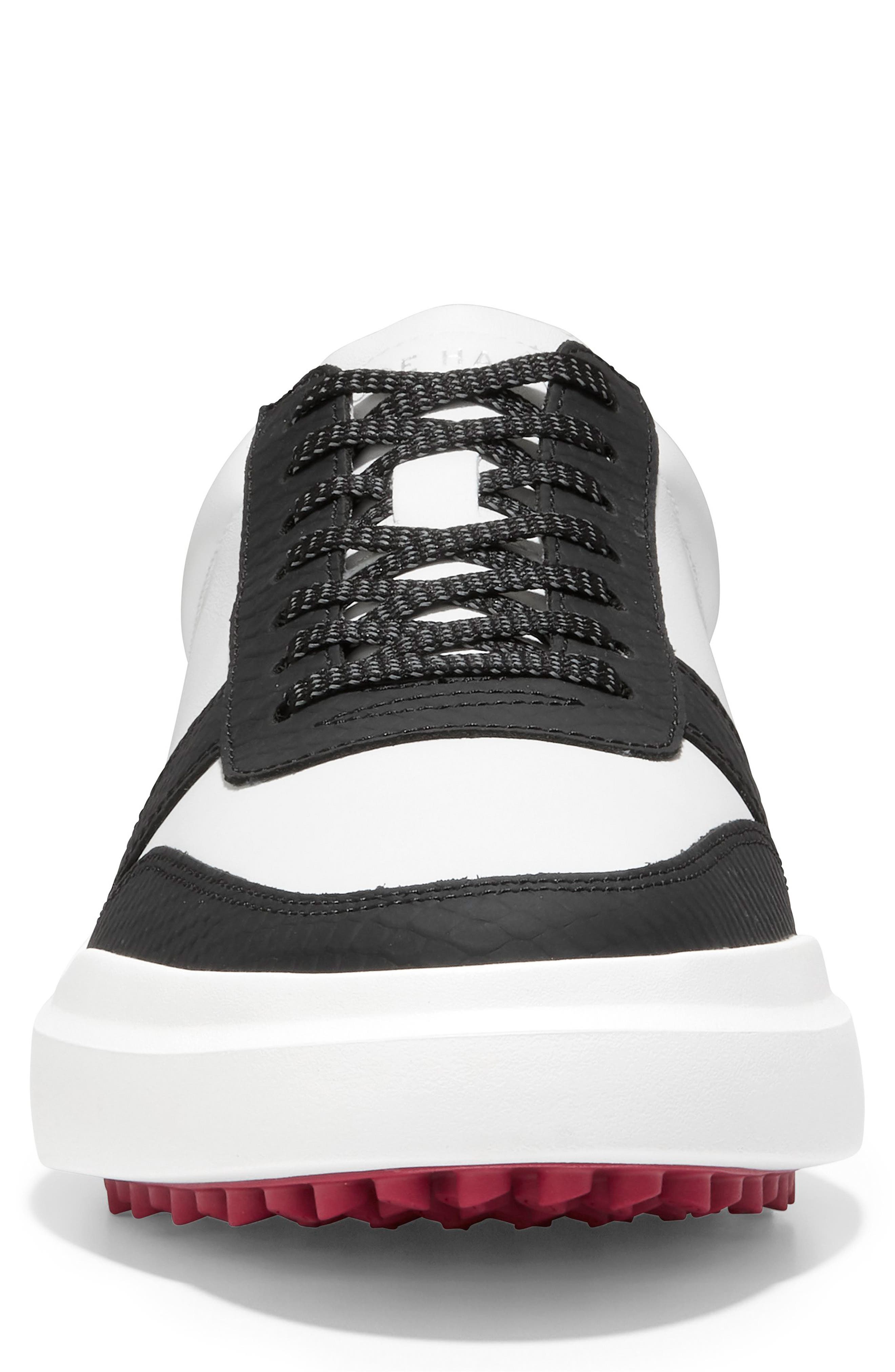 GrandPro Rally Golf Shoe, Alternate, color, OPTIC WHITE/ BLACK PYTHON