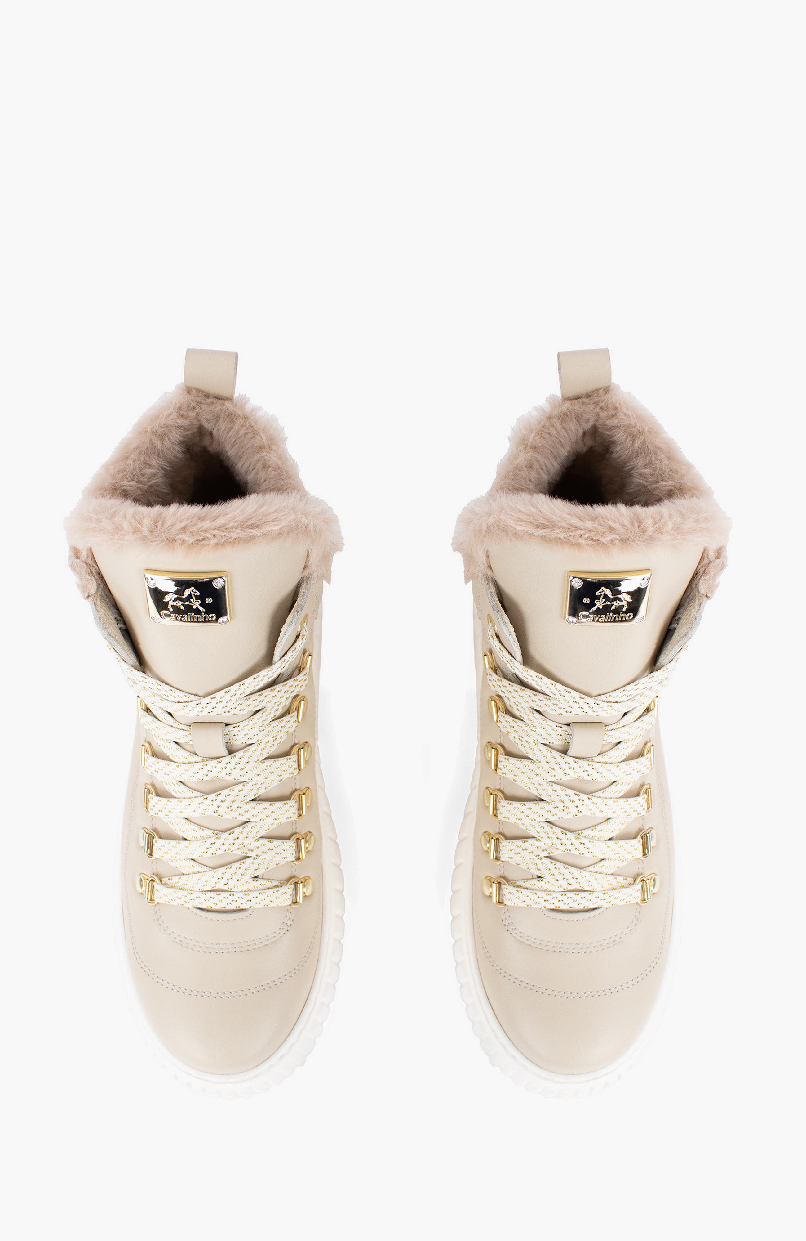 Artic Platform Leather Sneakers, Alternate, color, Beige