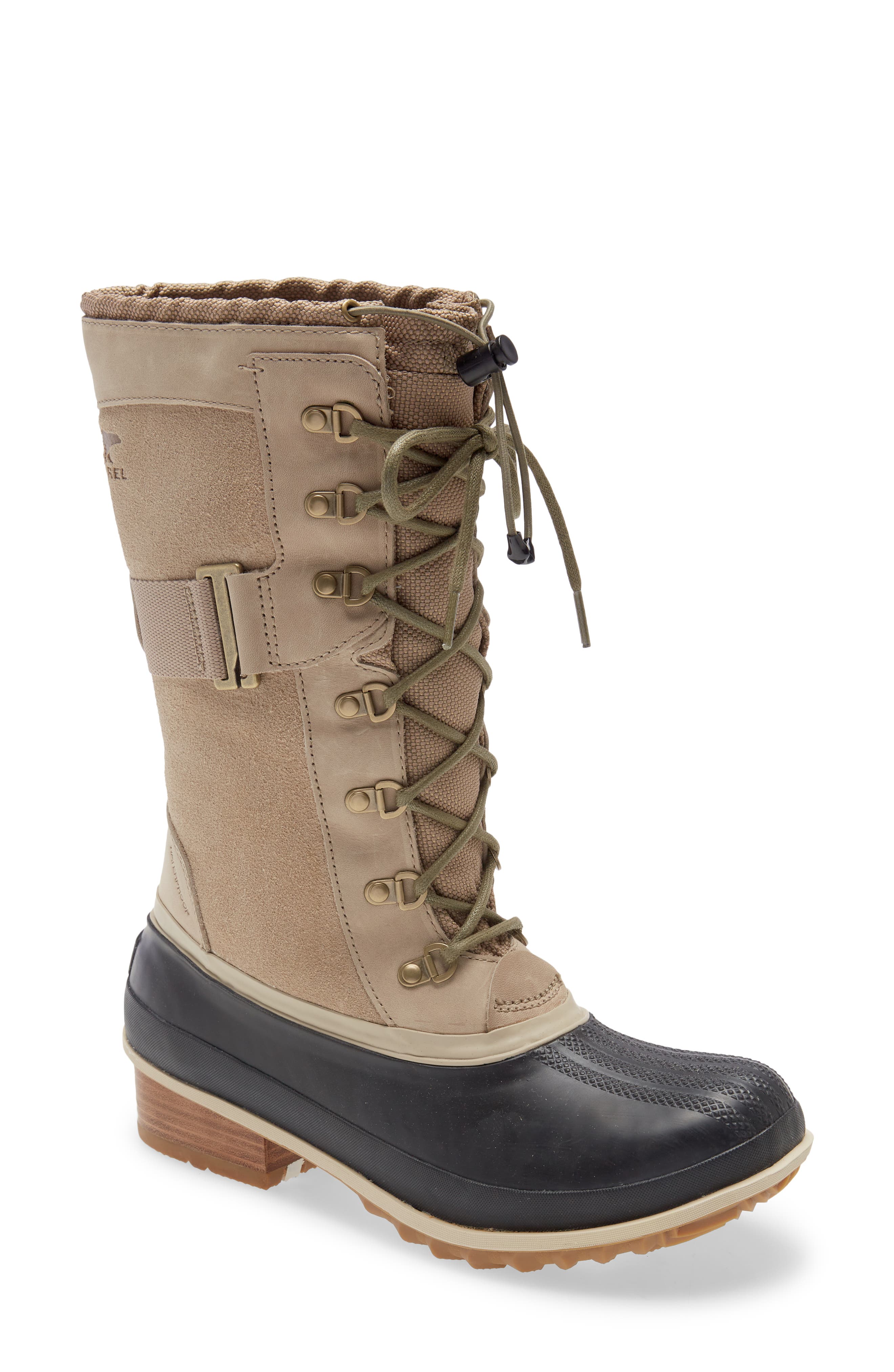 Slimpack III Waterproof Tall Boot, Main, color, OMEGA TAUPE BL